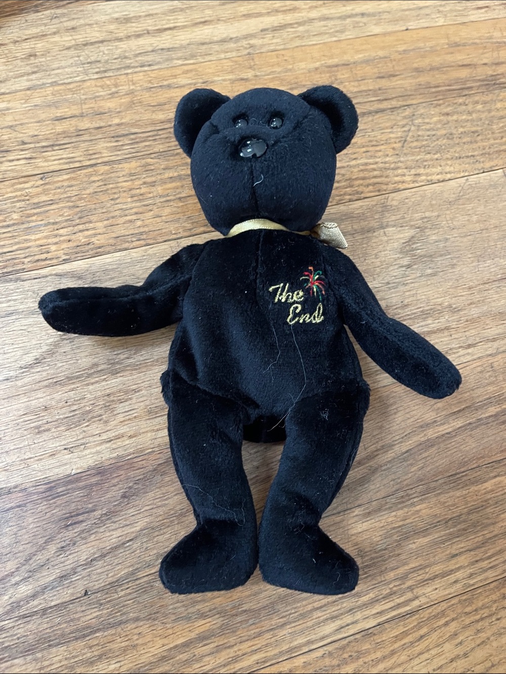 The End Black Plush Bear - Kids Bottoms Accessory